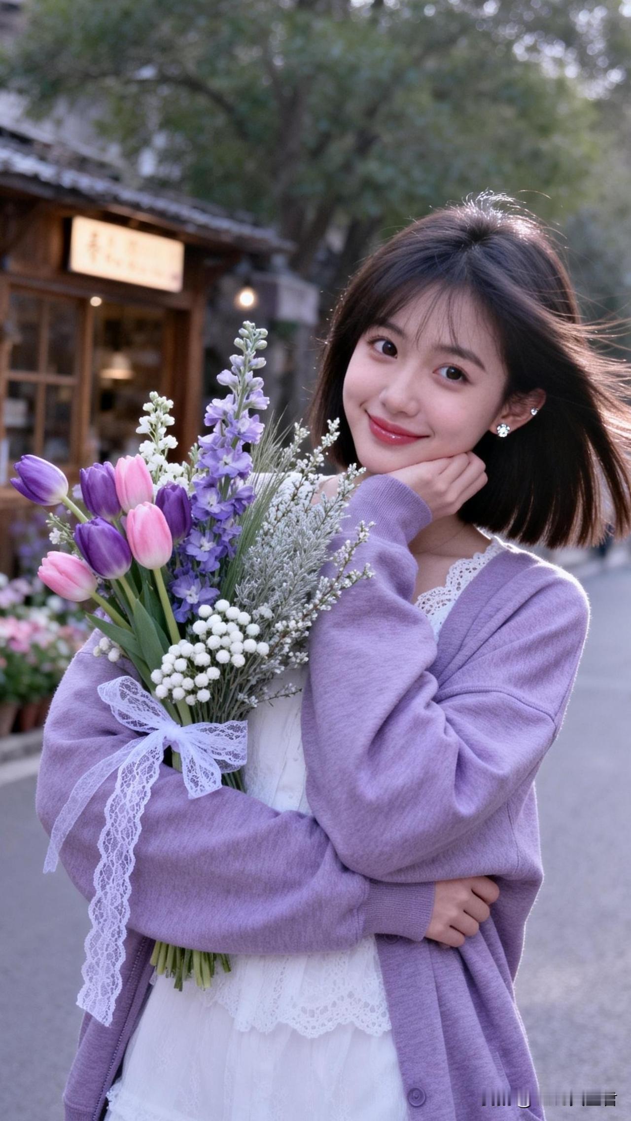 女生怎么穿搭会看上去很优雅?花开花落，岁月静好。