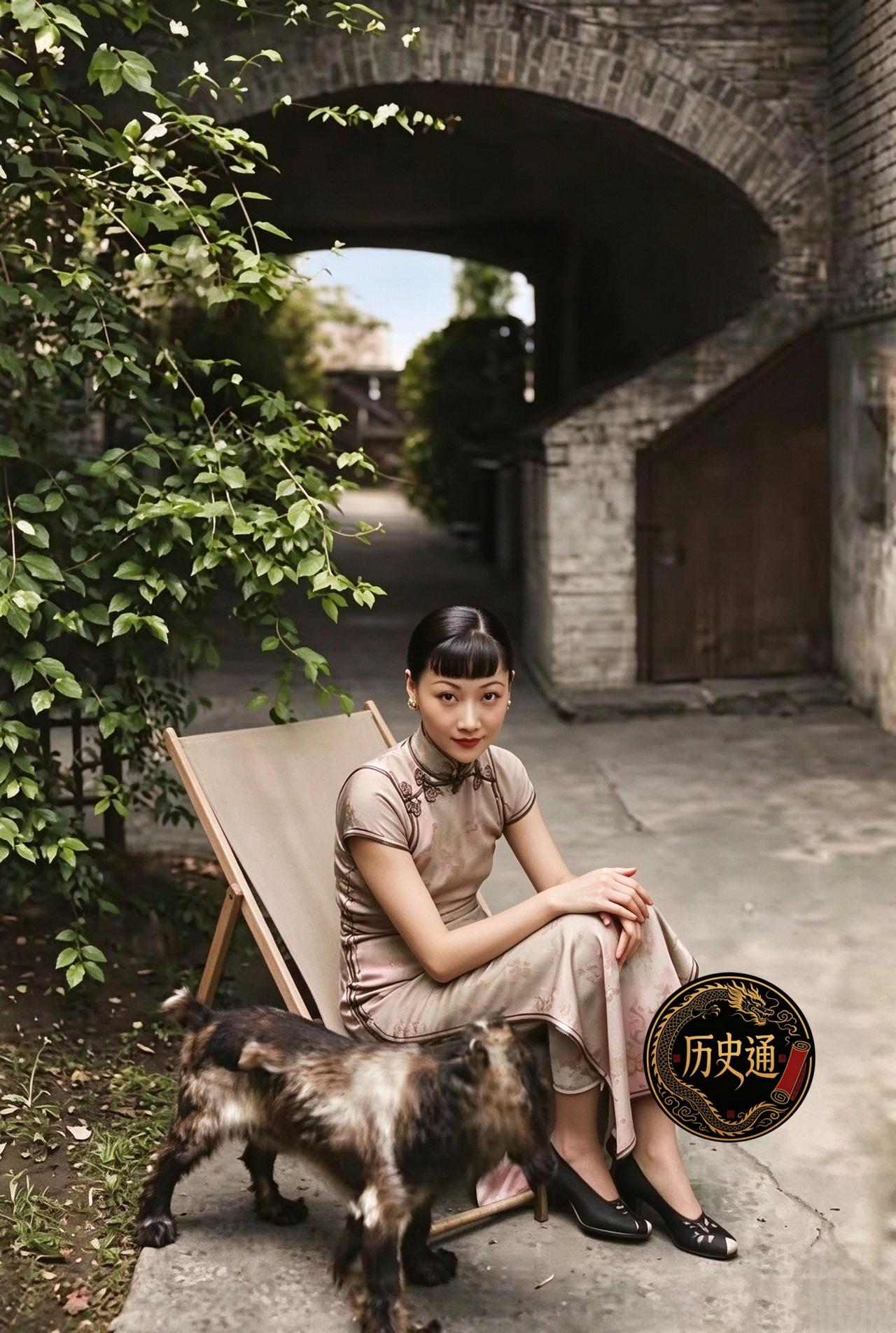 她出生在洛杉矶的洗衣店阁楼里。父亲黄善兴靠烫衣服养活一家。一九零五年，降生的这个