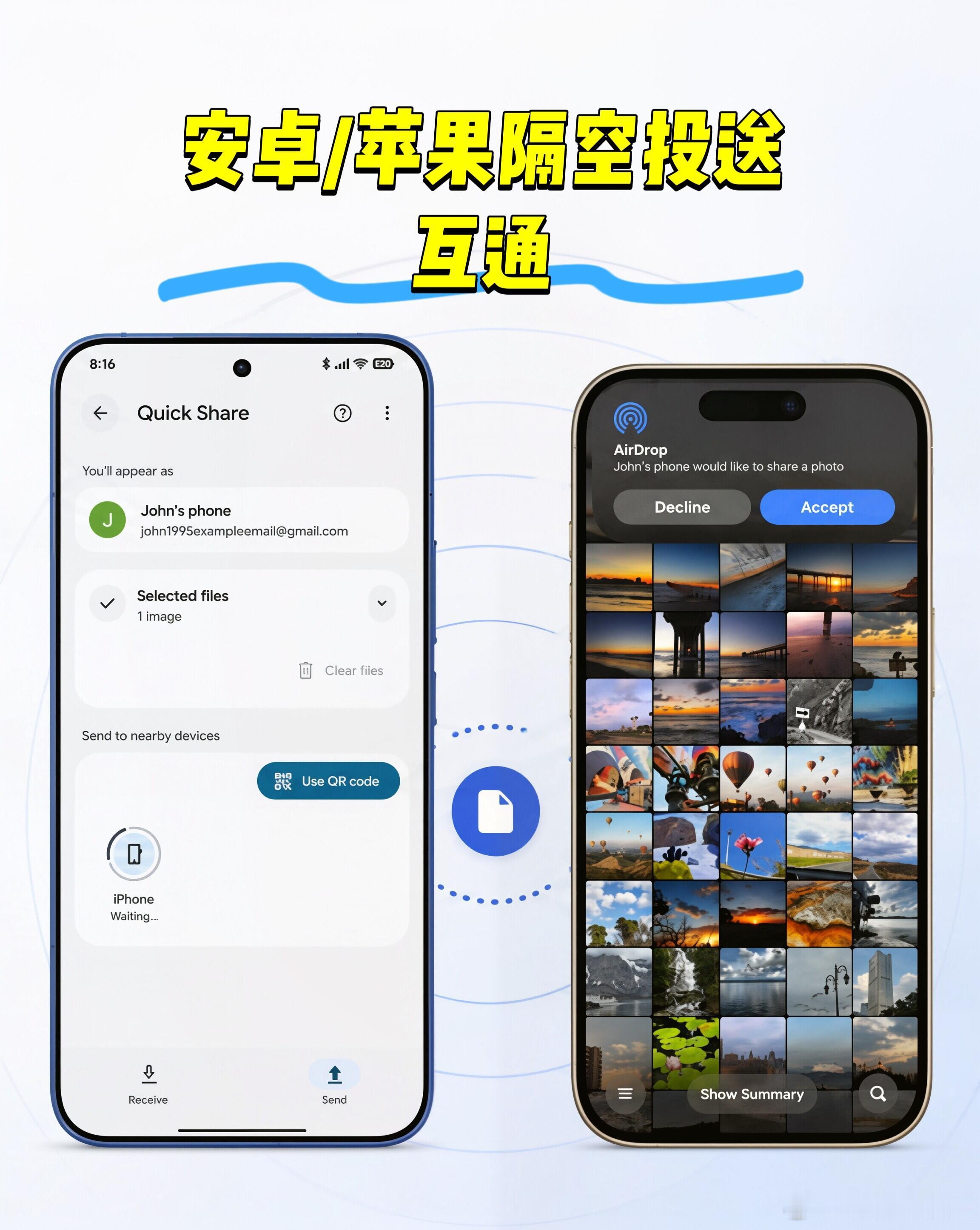 苹果官宣牵手安卓安卓📱&iPhone📲原生互传，不用再靠微信压缩画质了