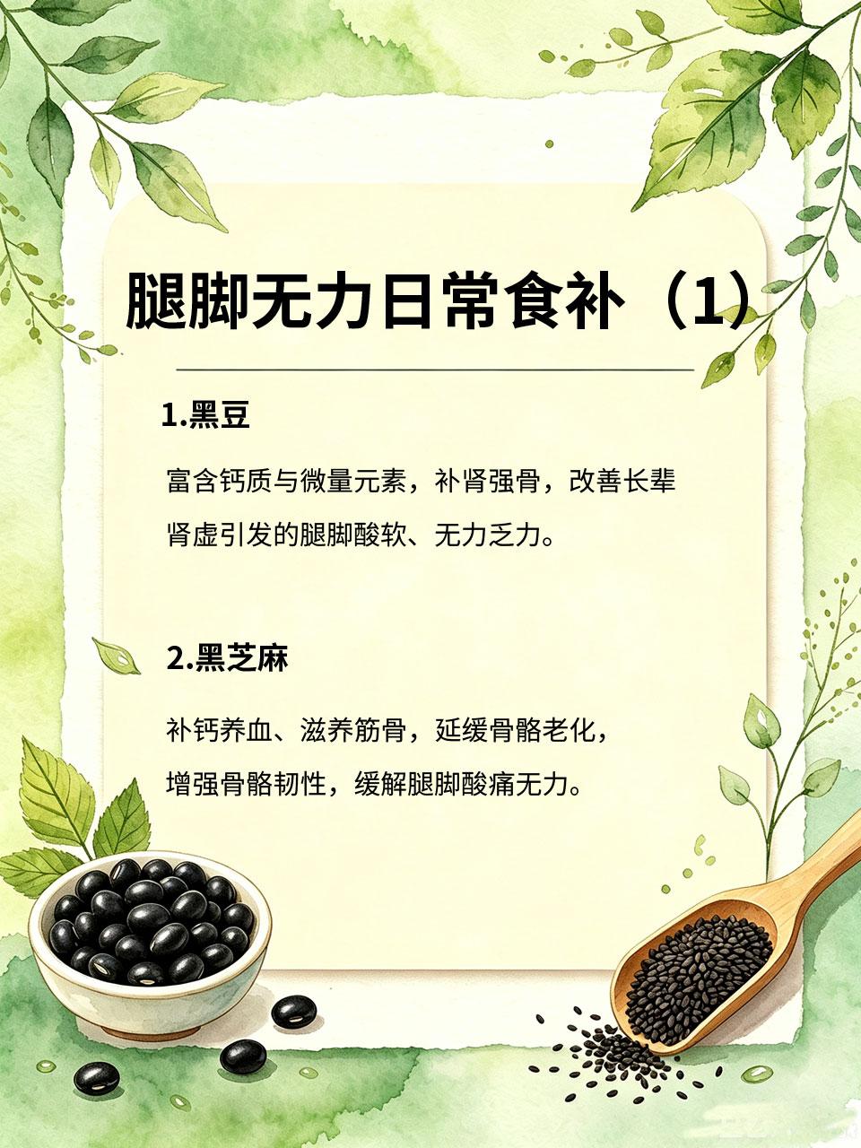 长辈容易腿脚无力，日常食补，强筋骨补钙质长辈年纪增长后，钙质流失、骨骼退化，经
