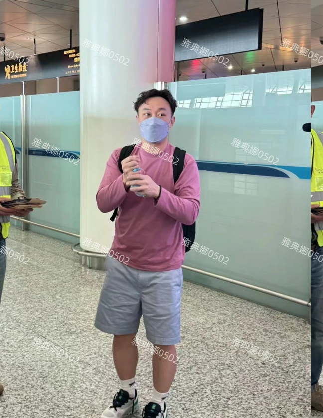 武汉机场遇到男星陈奕迅，个子很矮不像明星，穿着朴素低调亲民！他本人个子很矮目测