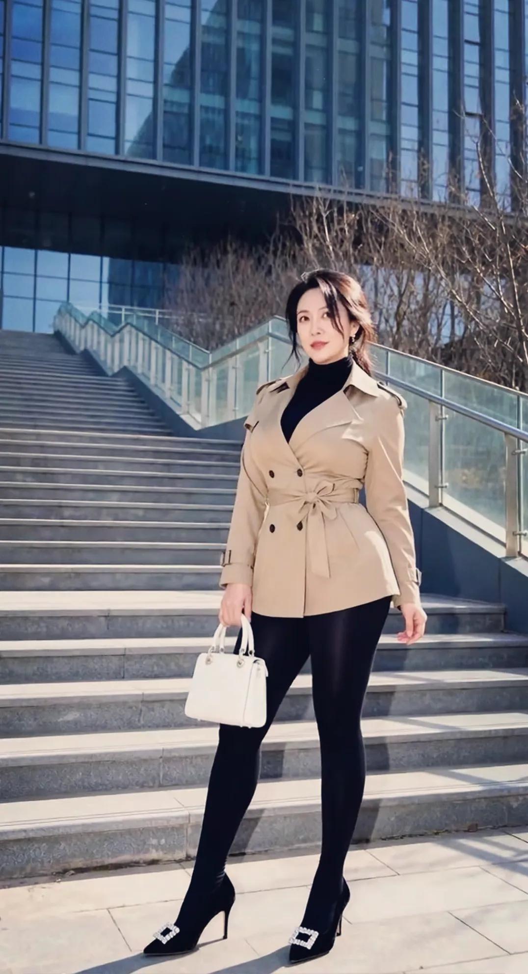 走在路上回头率至少99%，这穿搭时尚又性感！[比心]街拍穿搭风景线都市街拍穿搭