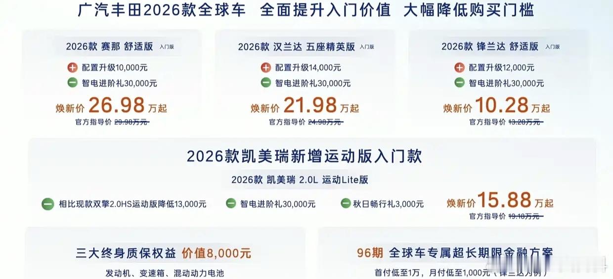 广丰新款锋兰达，在工信部公示之后没有任何预热，就这么来了，而且起手就是10.28