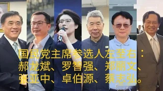 郑丽文显危机，民调输罗智强！国民党主席6人混战，最新网路民调结果曝光！「这1人