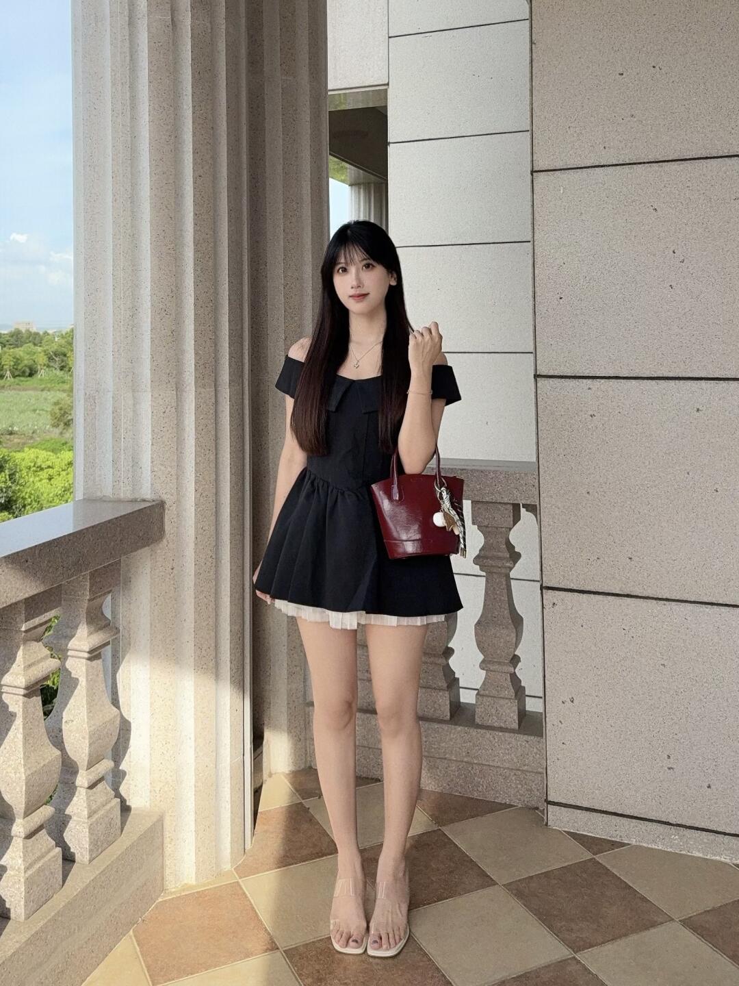 这样穿好温柔~
