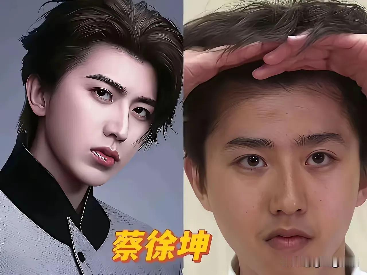 蔡徐坤的素颜。黄晓明的素颜。李现的素颜。罗晋的素颜。张杰的素颜。彭昱畅