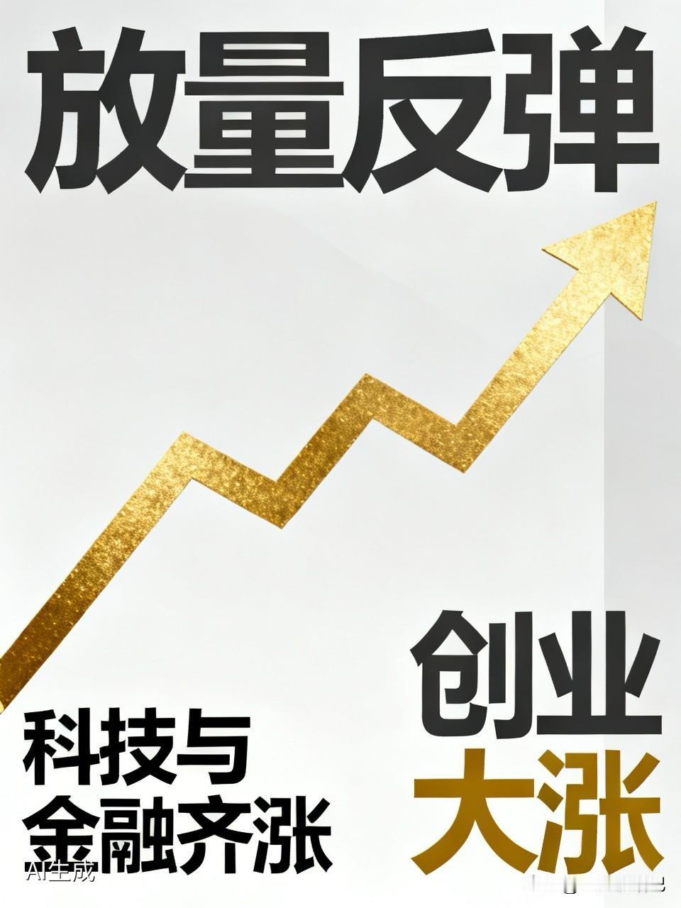 放量反弹，创业板再度大涨，接下来还会提速吗？今日三大指数放量反弹，全天成交超过3