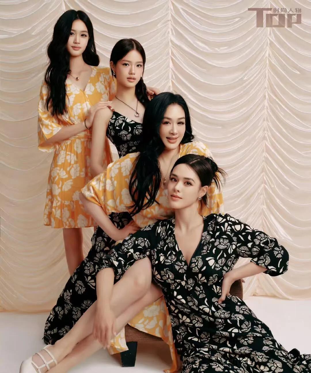 家人们谁懂啊！钟丽缇携三女儿登封，颜值盛宴来袭！Yasmine完美复刻妈妈年轻时