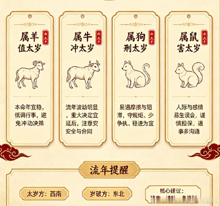 2026丙午年已过大半，气场转换，几个生肖需特别注意：2027年（丁未羊年）犯