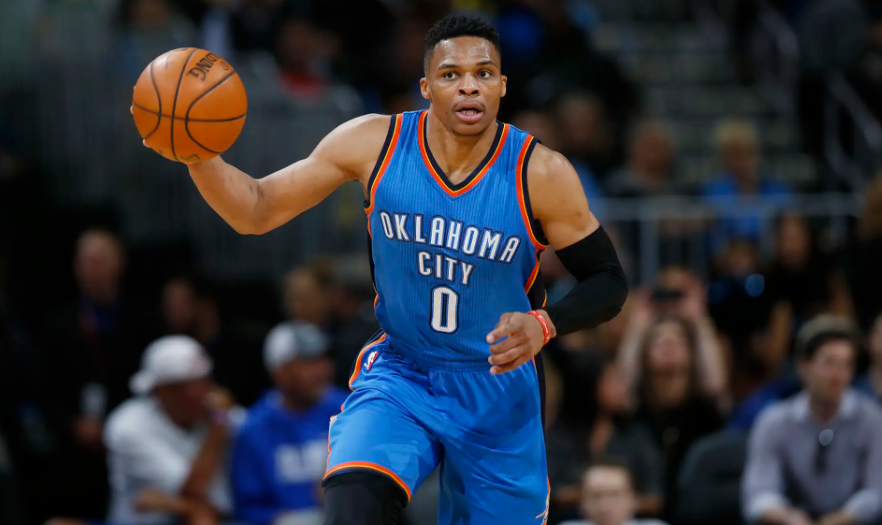 威少在NBA到底算什么级别的球星？总得分：26205分，历史第20。总助