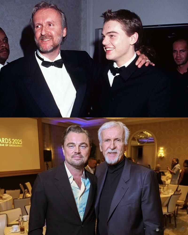 詹姆斯·卡梅隆、莱昂纳多·迪卡普里奥《泰坦尼克号》29年后再度公开同框19