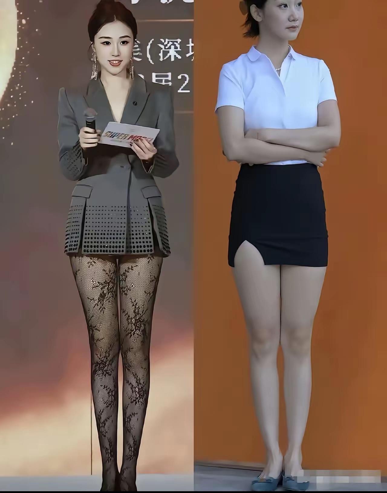 这二个美女，如果选一个做老婆，我选右边这个，你选那个呢？