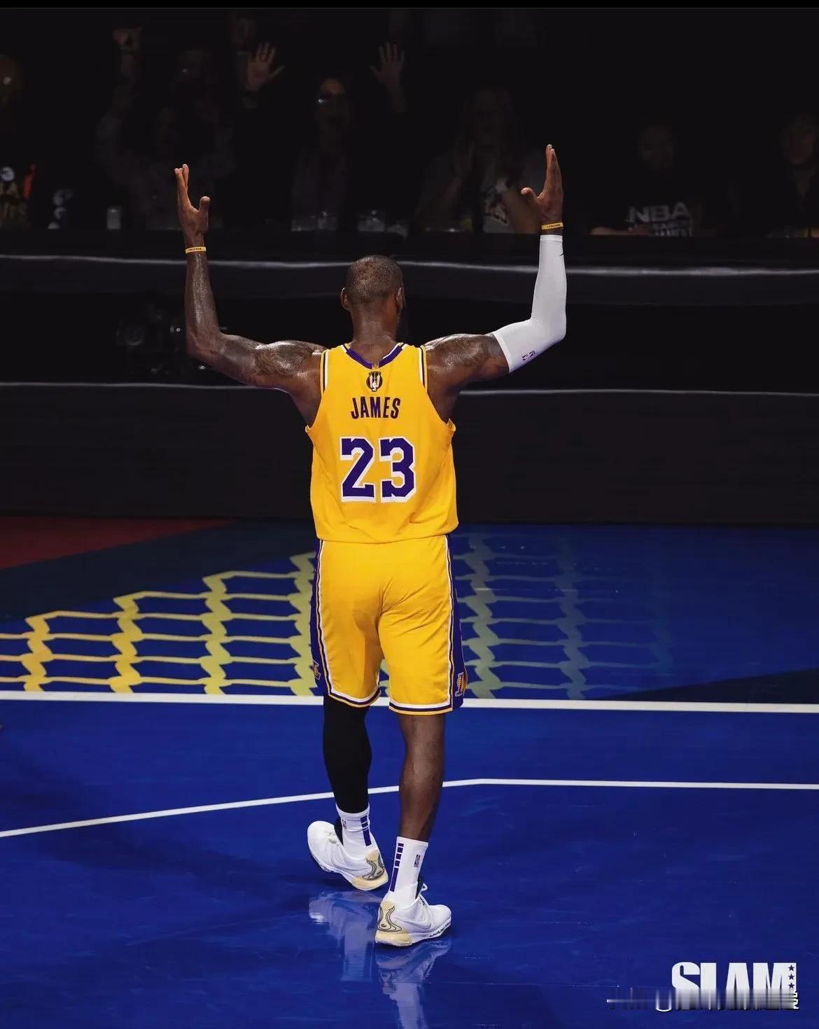 勒布朗效力湖人队期间的全明星投票数：460万票（2019年）630万票