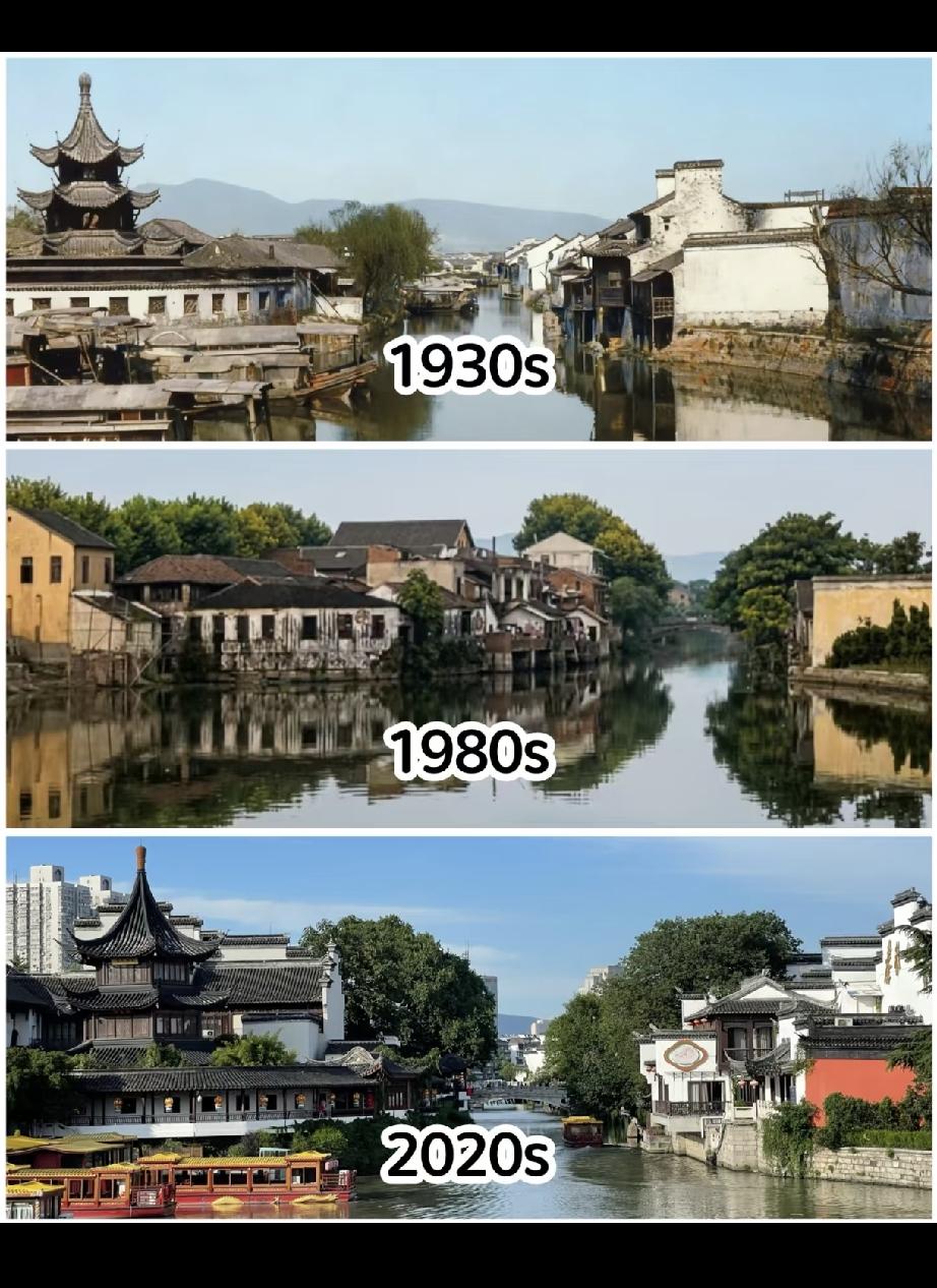 横跨90年，秦淮河畔的魁星楼变迁令人感慨。上世纪30年代，魁星楼灵秀飘逸，自带文