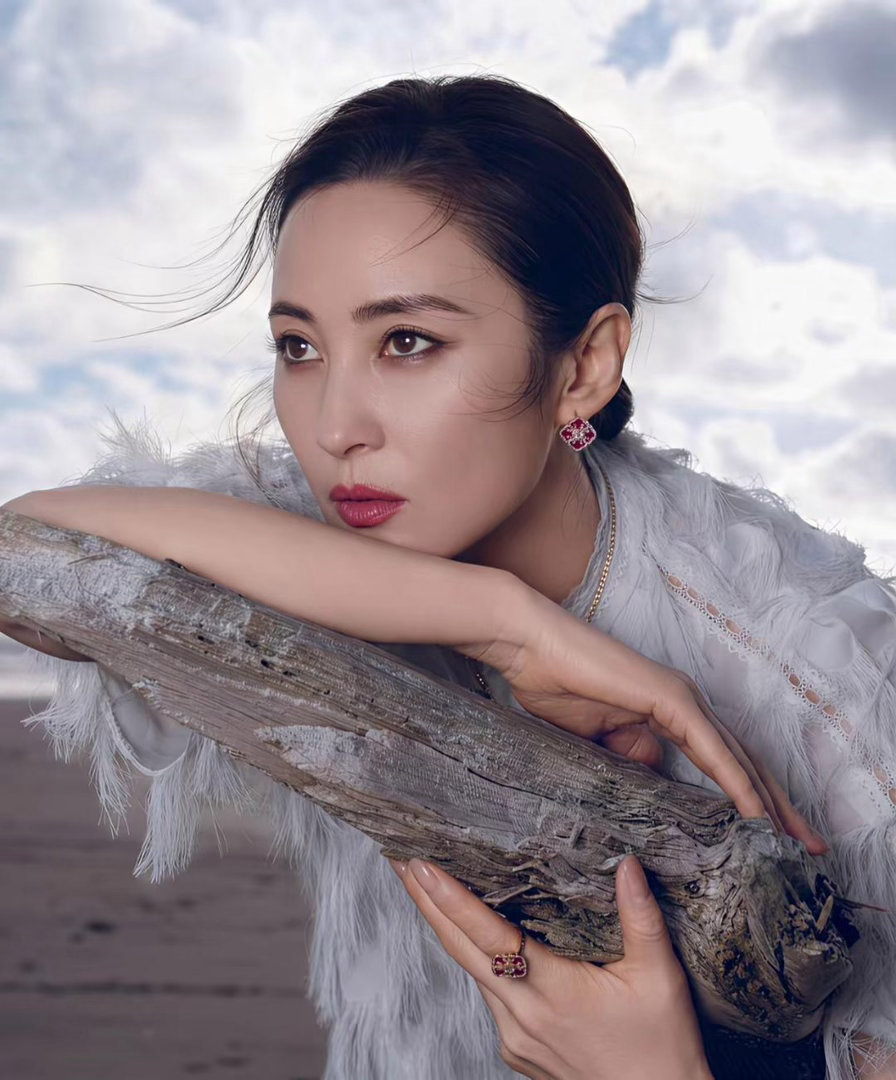 蒋勤勤是天生原生绝美长相，清雅容貌贯穿岁月，年轻时温婉动人，中年依旧气质出众，颜