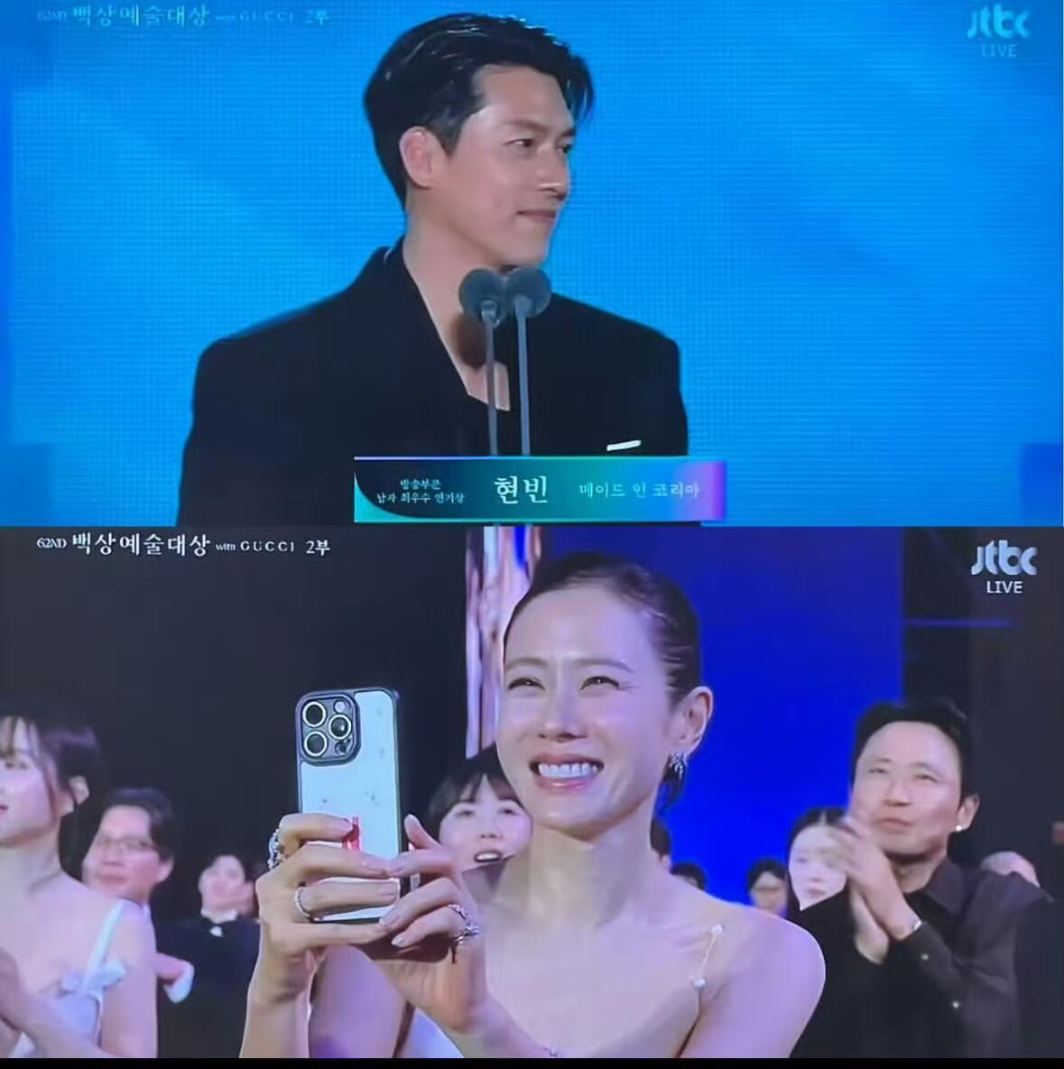 玄彬感谢孙艺珍和儿子讲真的我很磕他两啊！《爱的迫降》看了好几遍，又好笑又好哭！