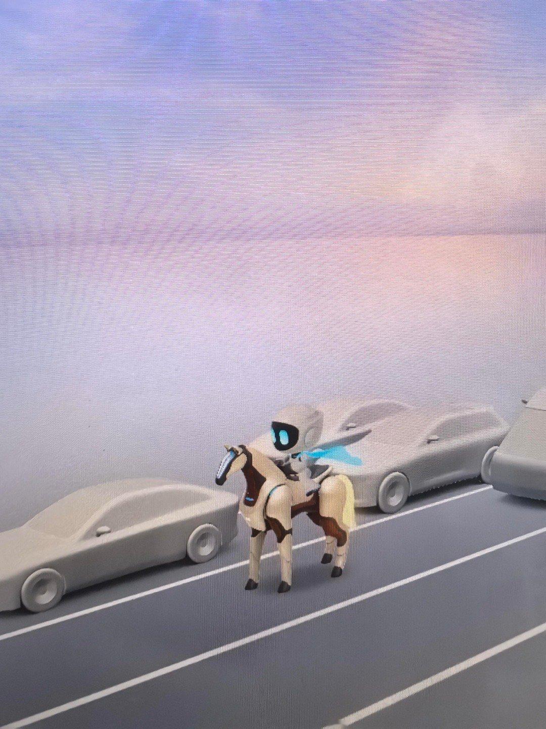 一觉醒来坐骑变马了