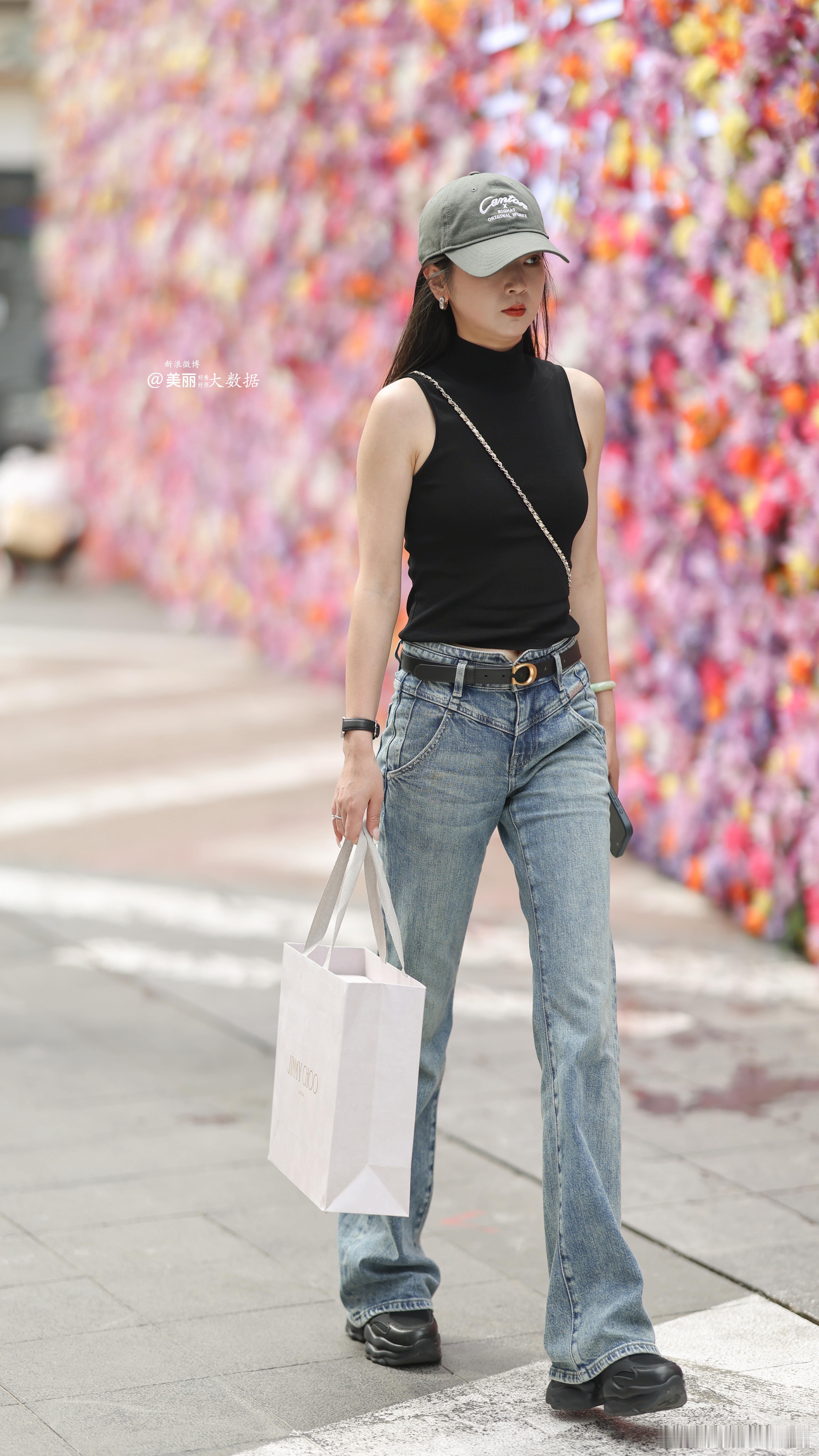牛仔。👖。街拍​​​