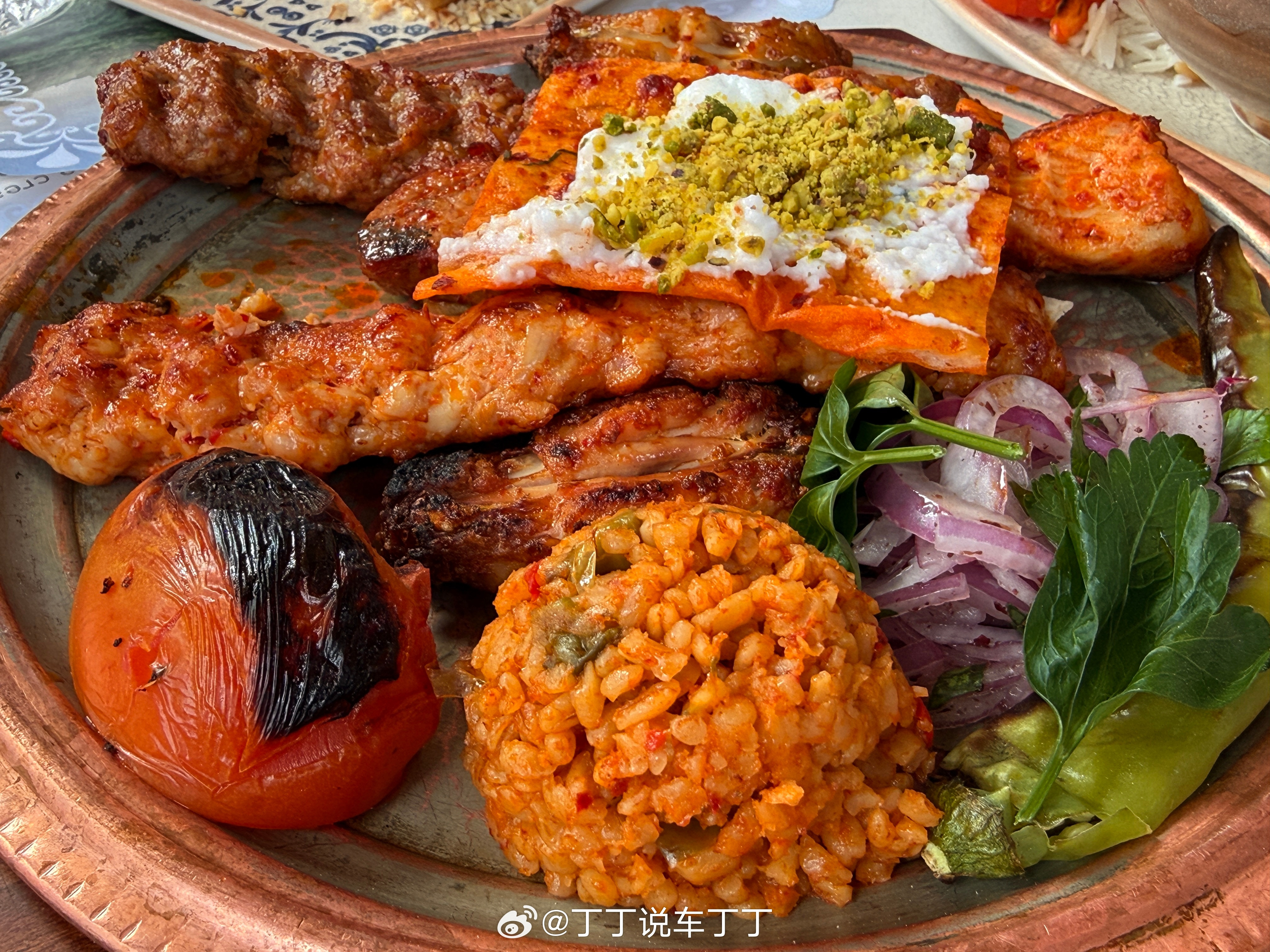 中午吃了家土耳其餐厅。非预制，口味远优于西贝，性价比也更高[墨镜]​​​