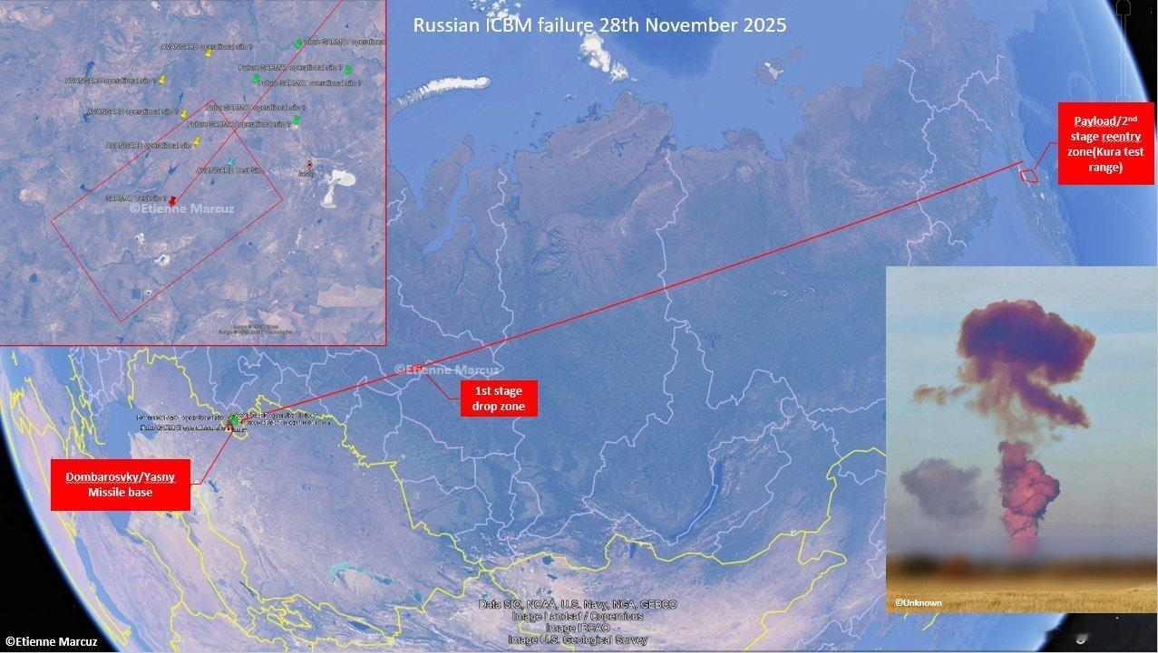 法国分析师对俄罗斯导弹试射失败的分析作者：EtienneMarcuz，战略军备