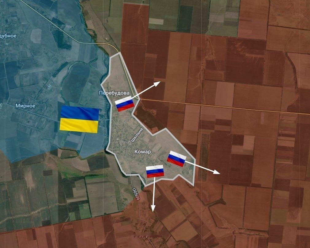 乌军在顿涅茨克地区已将俄罗斯人赶出Perebudova（佩雷布多瓦）🇺🇦