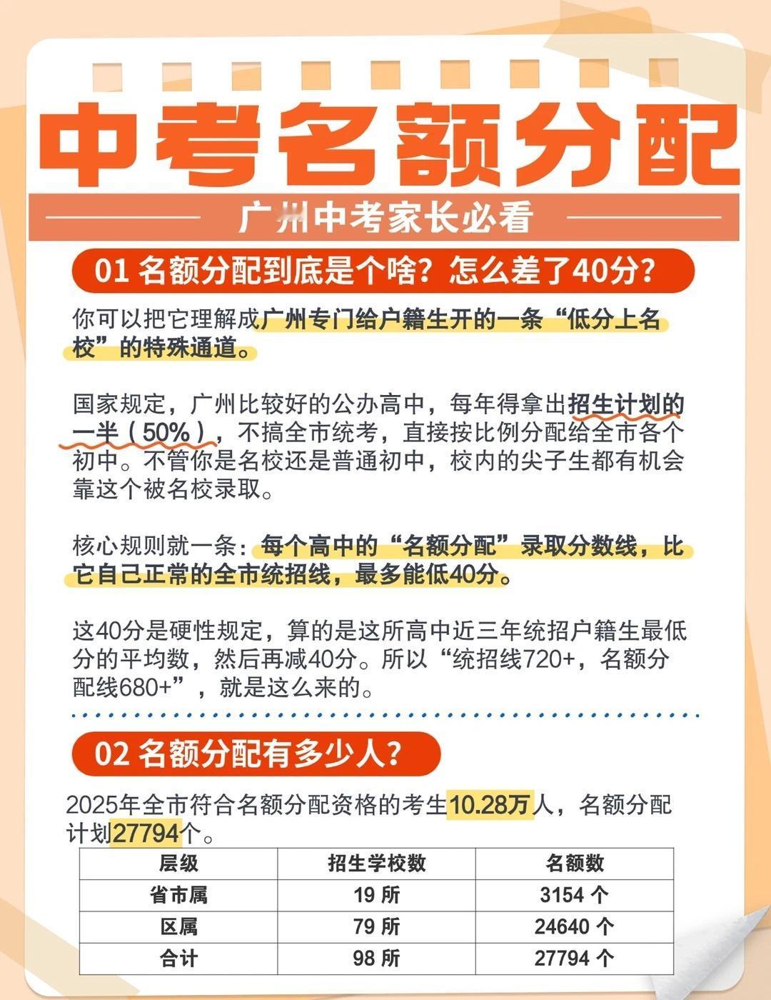 广州中考名额分配：哪个区最容易捡漏？2026年是中考改革收官年，名额分配这条路