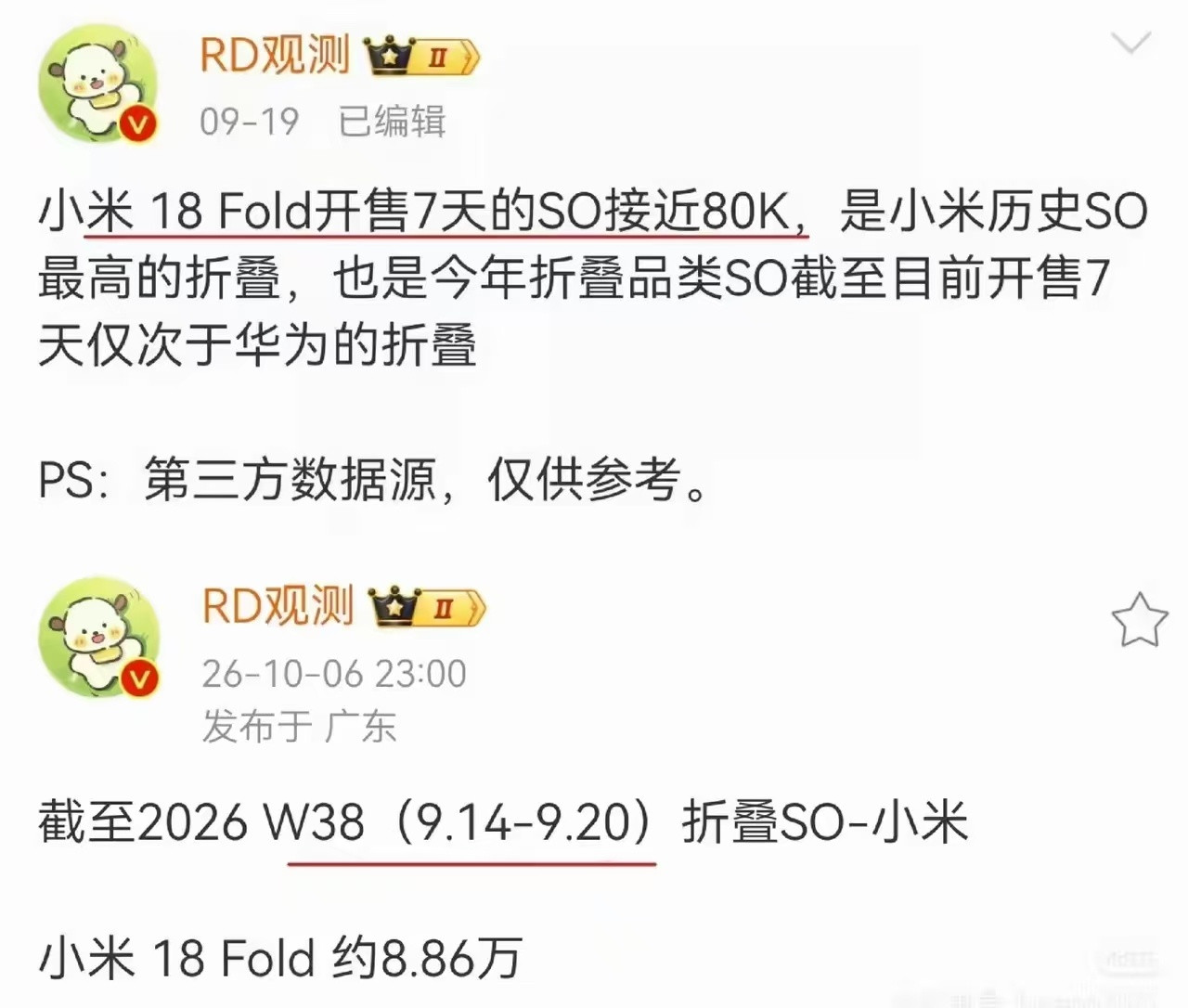 比例一换！销量过万！小米的大折叠因为销量不行砍了，结果设计师调了一下比例，改成中