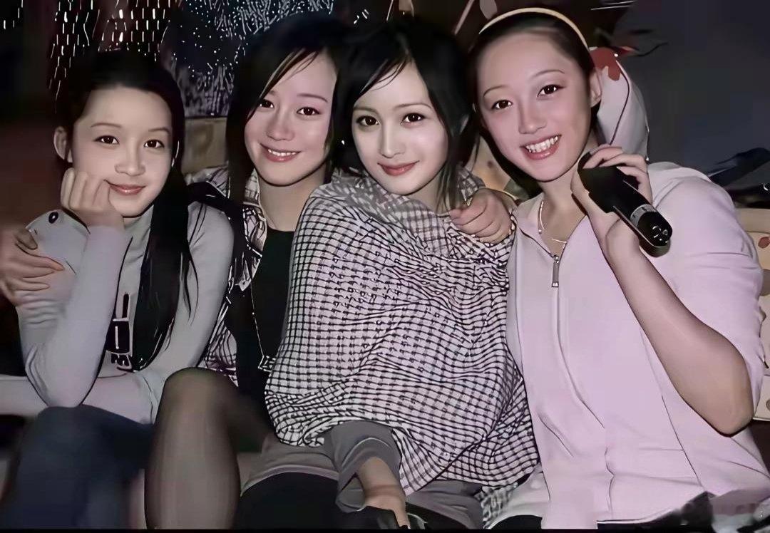 很多人不理解张檬为什么整容，看下面这张2008年新版《红楼梦》剧组为当时的寿星张