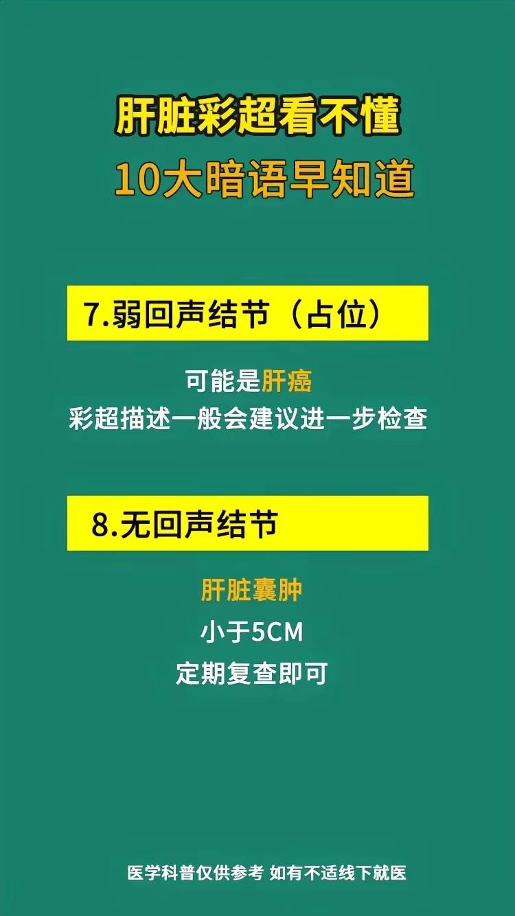 肝脏彩超 医学科普 肝病 肝硬化 山东