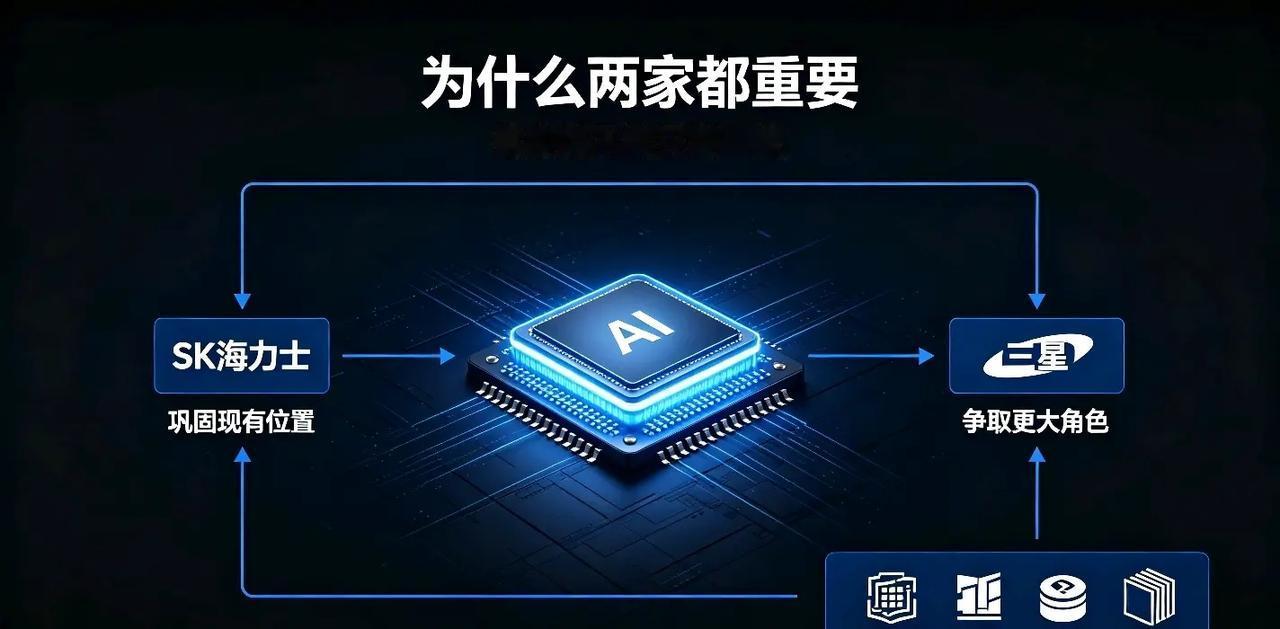 SK和海力士，其实已经领先了。最近，黄仁勋跟三星和SK的两位会长见面，表面上看，