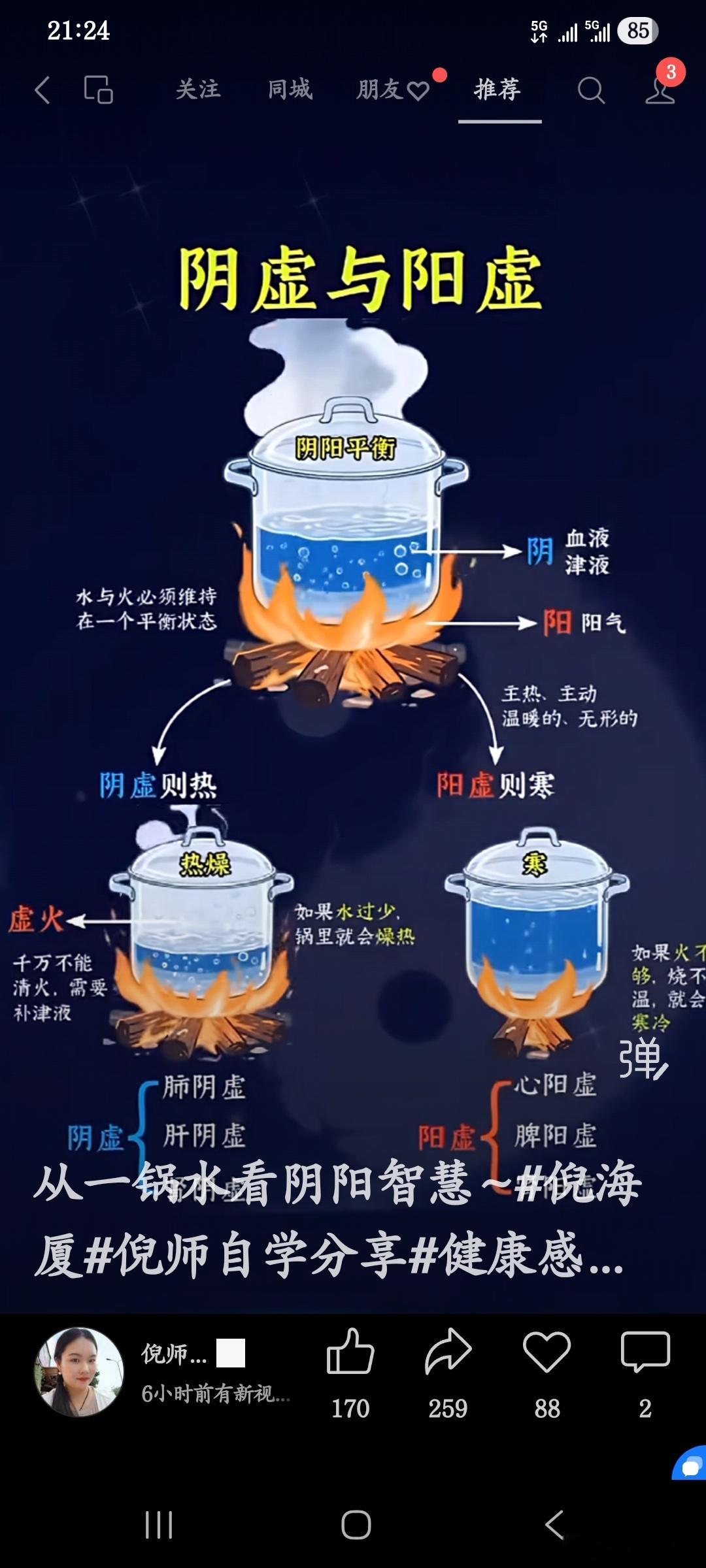 “阴虚”，本质上就是炉子里这些宝贵的“阴液”被过度消耗，变得亏损、不足了。这会导