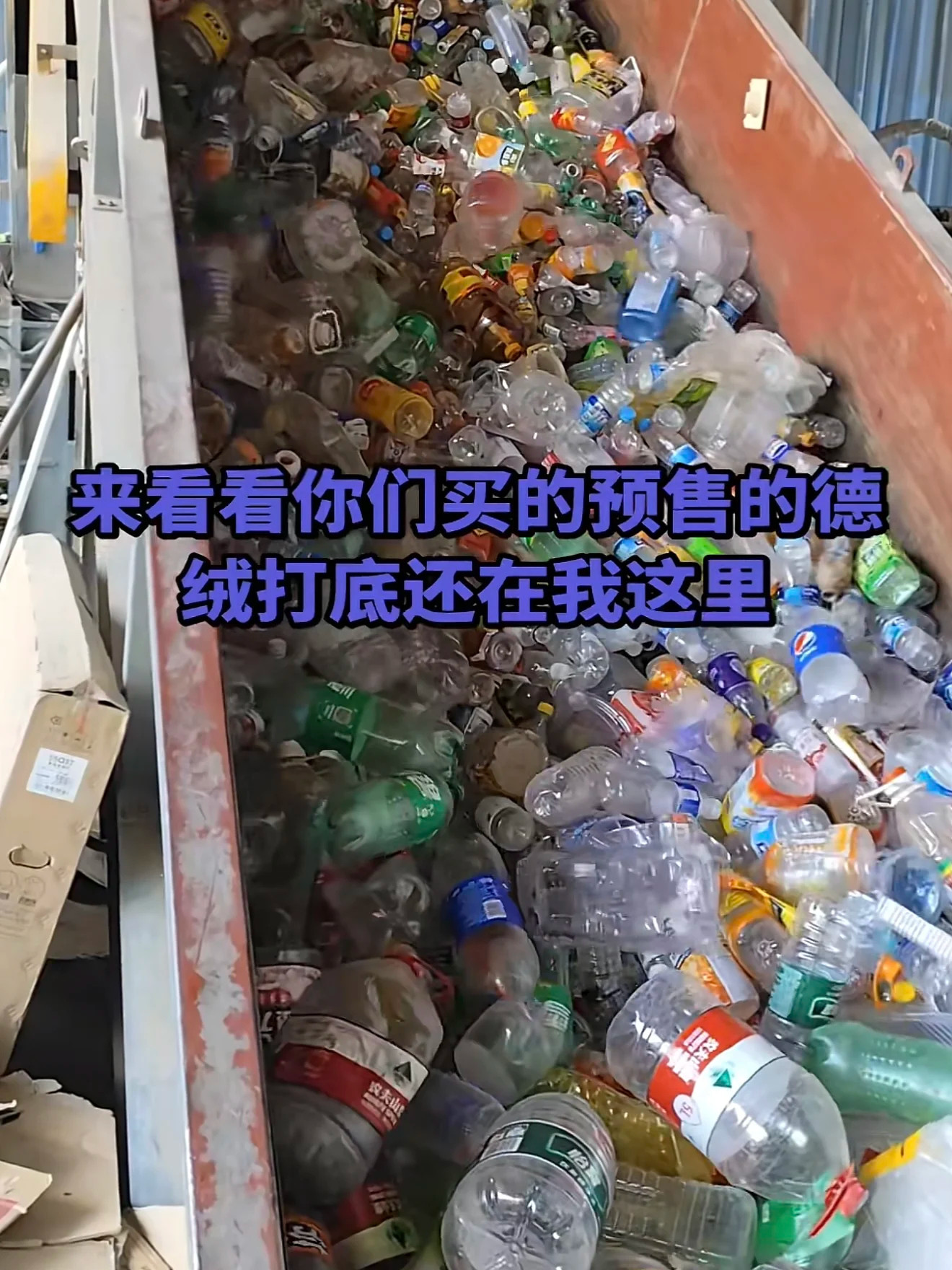 原来服装预售是因为瓶子还没捡够