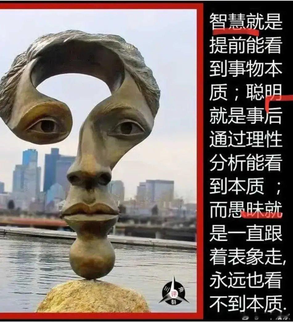 能提前看透本质，可快速做出正确决策，是智慧​​​