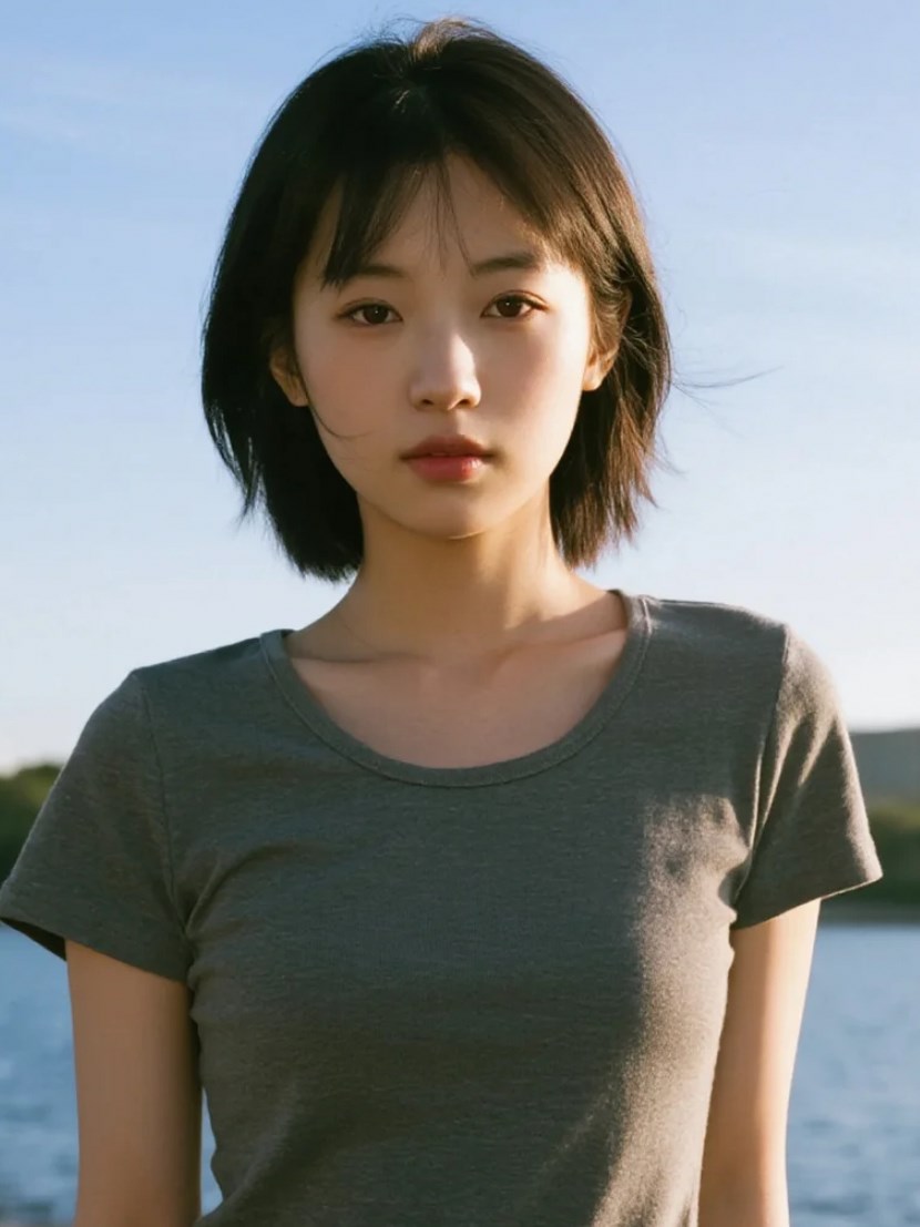 美女的甜美姿态，每一帧都是心动画面