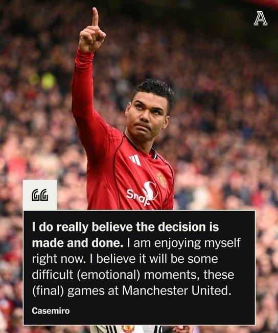 欧洲转会新闻发布会！★情怀不能当饭吃！曼联中场卡塞米罗明确表示，他没有考虑改