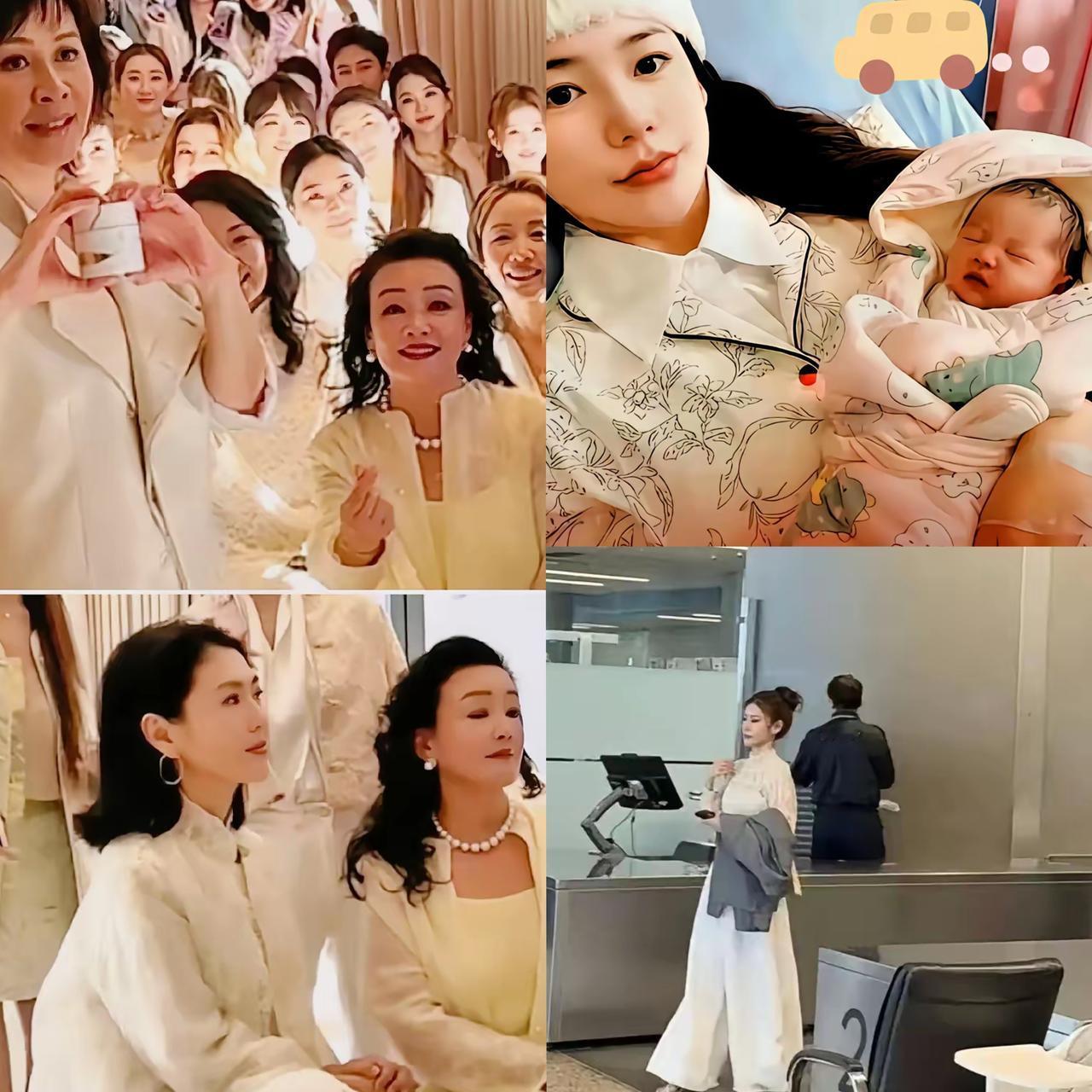 马筱梅带娃回京太冷清，张兰的态度彻底变了！随行只有母亲和新保姆，汪家无人接机，