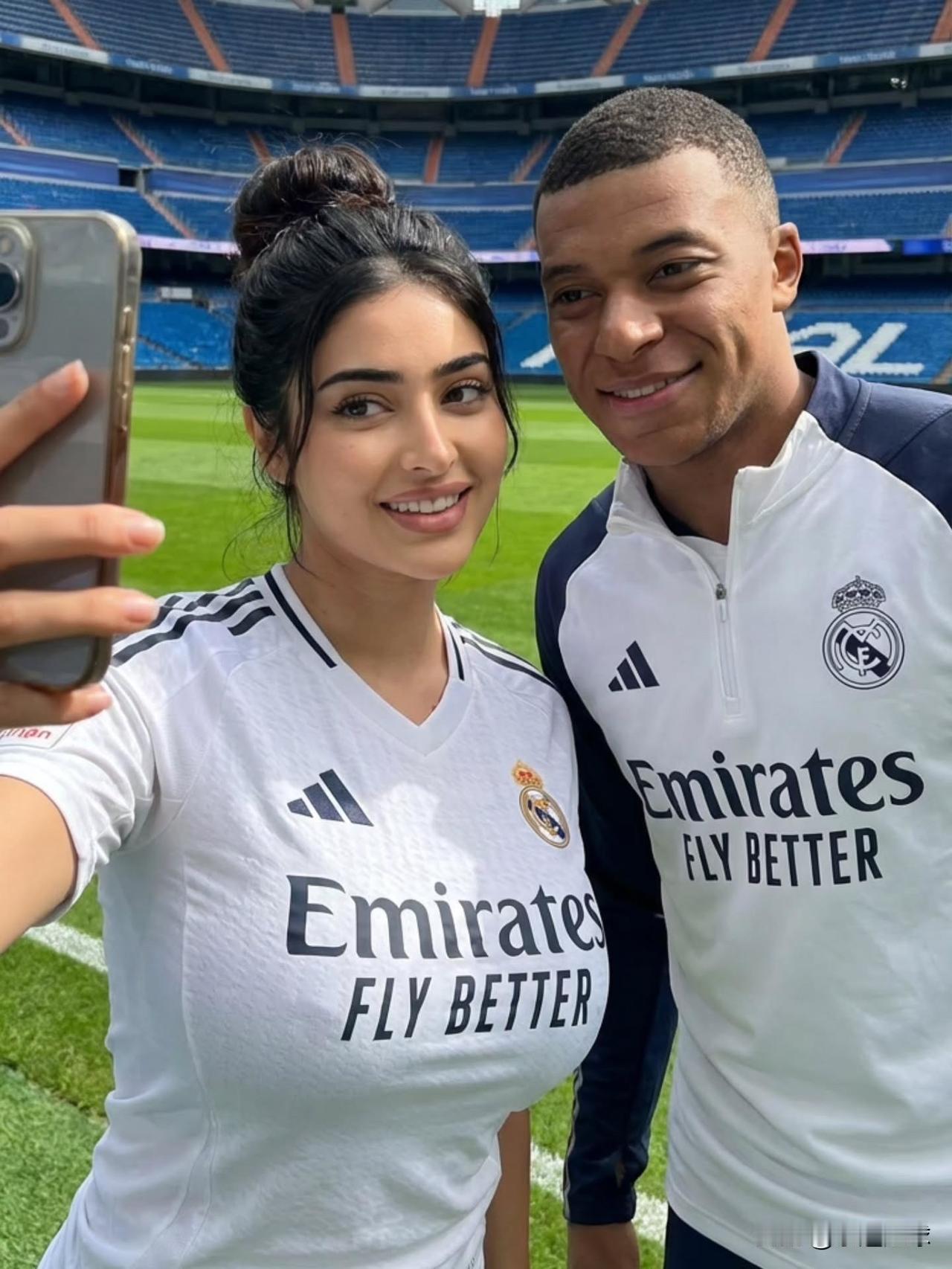 皇马女球迷—玛雅，有一说一，不吹不黑，这颜值什么水平？