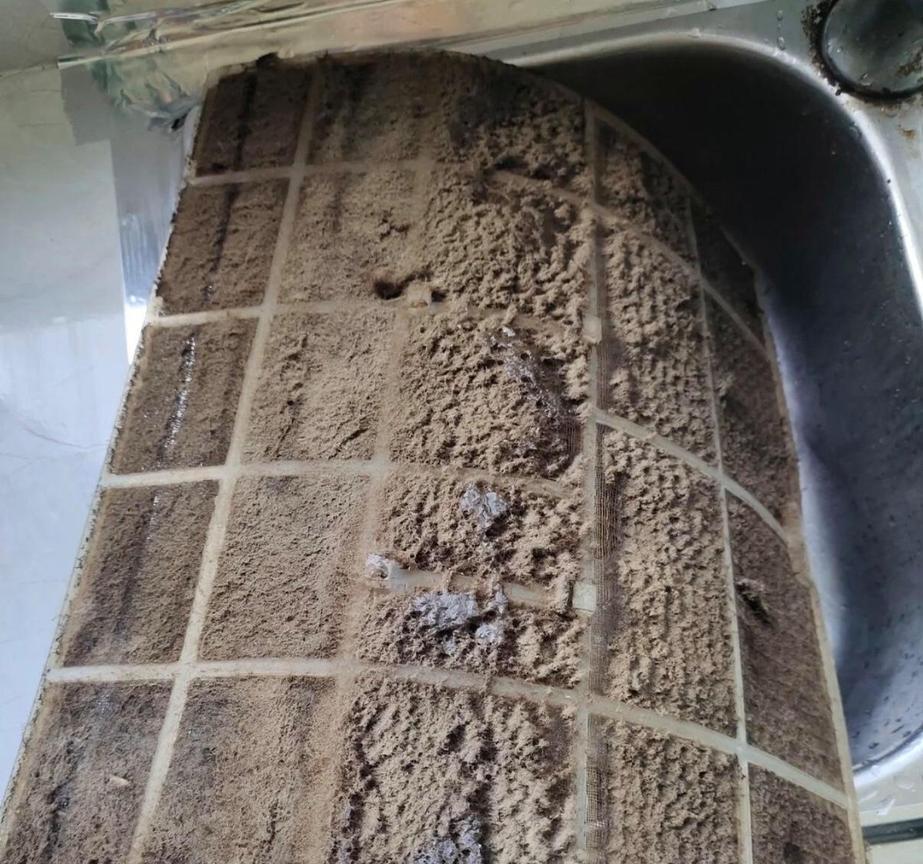 老家邻居说他家空调不凉快，调到20度也不凉快。我直接把他家空调盖板打开，过滤网上
