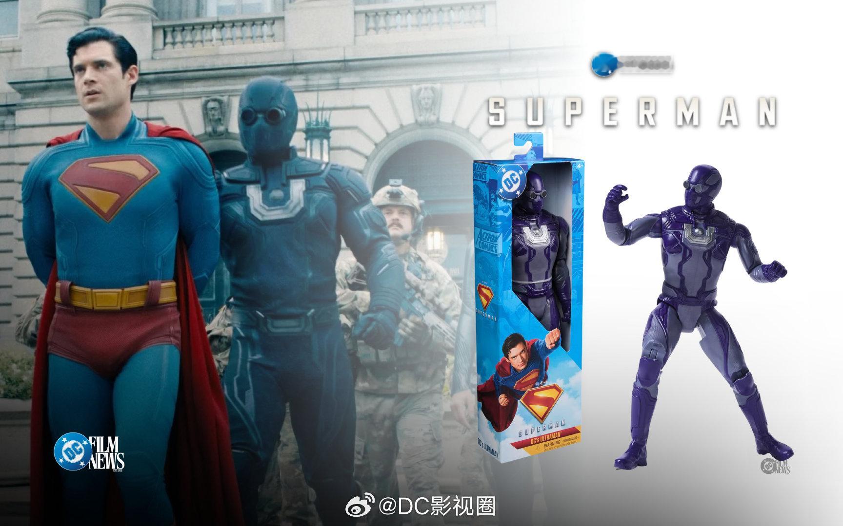 【DCU电影《超人》公布全新玩具周边，反派曝光】今日，外网曝光一批DCU电影《超