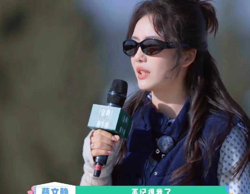 蔡文静问宁静：“静姐，你是不是不记得我了？”宁静一脸懵：“啊？”蔡文静：“我之前