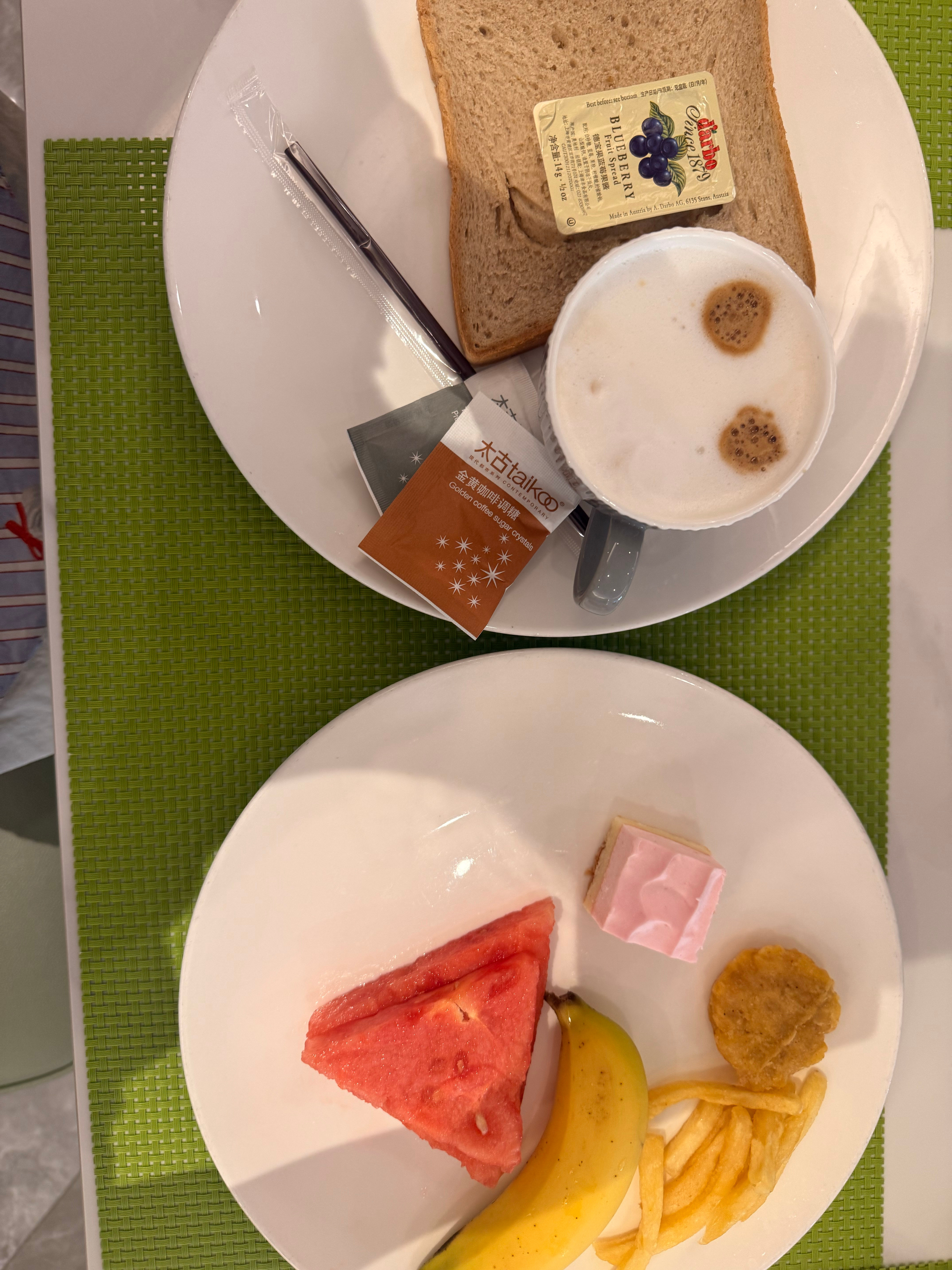10后的早餐，看着一点没食欲啊