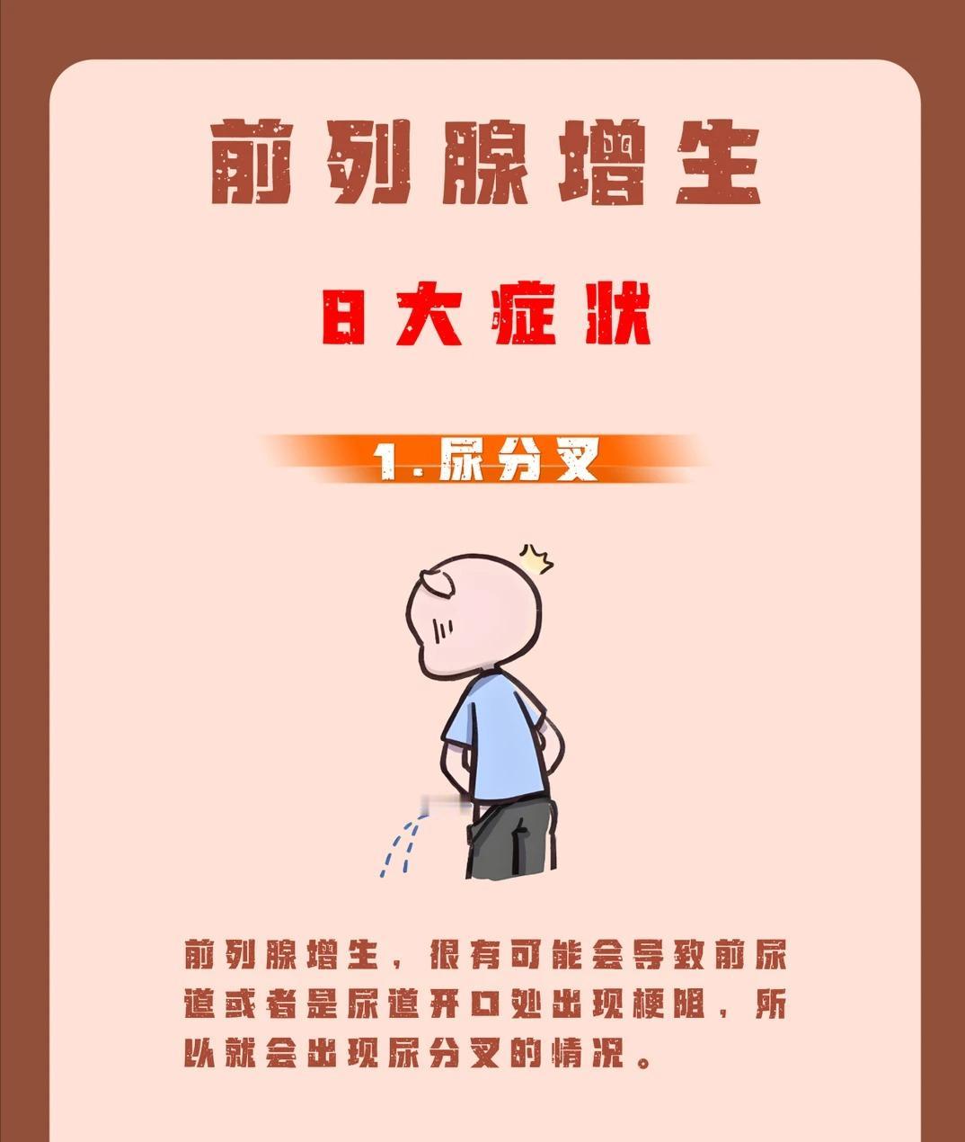 前列腺增生的八大症状