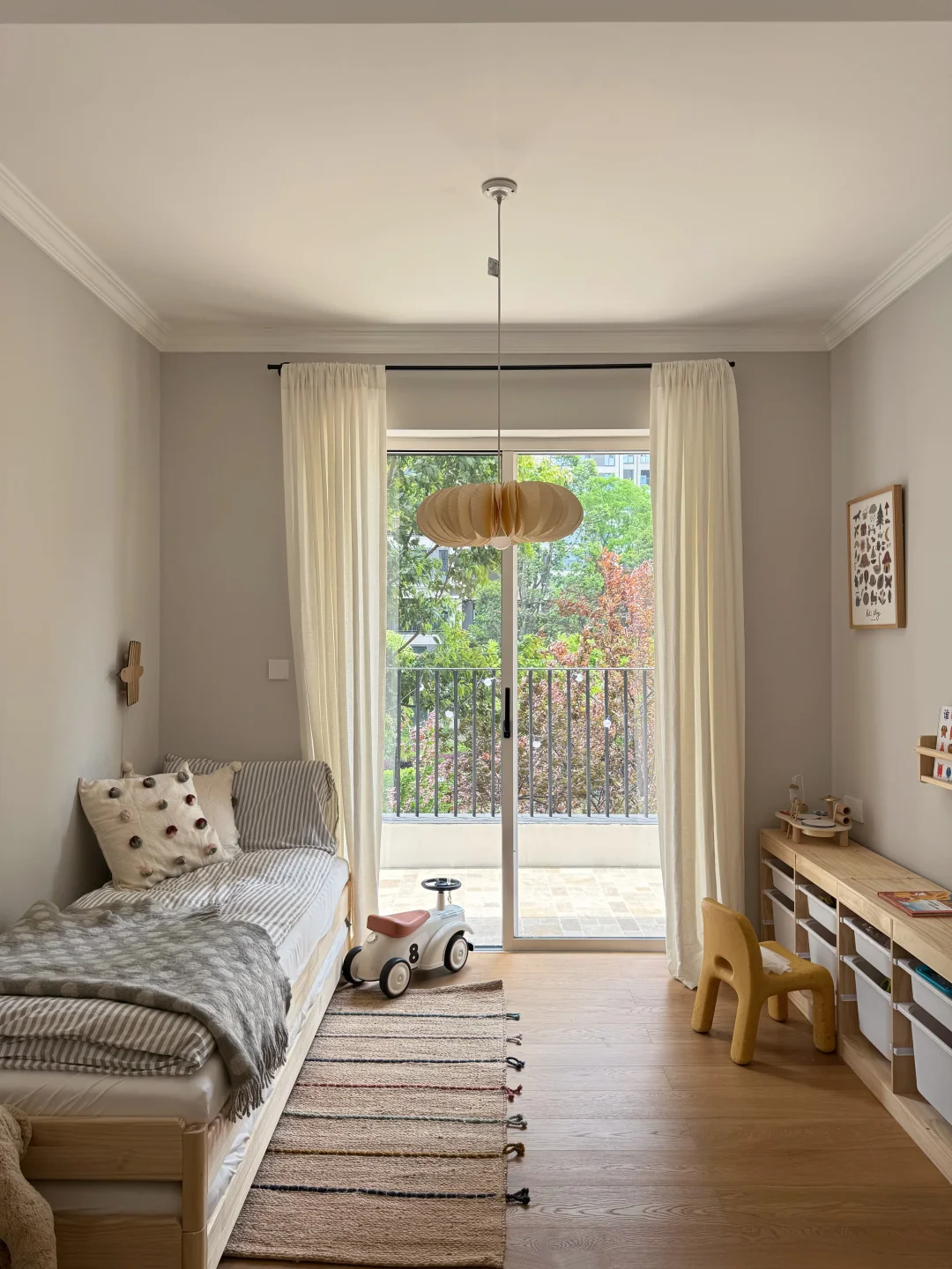 是我理想中的北欧风儿童房🍃没错啦～