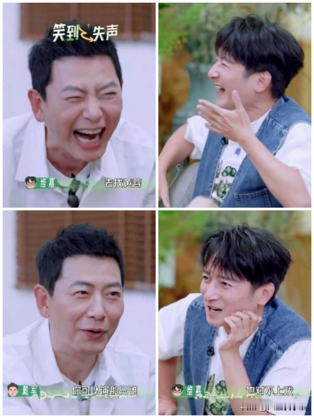 李维嘉说：“我想跟周迅演戏。”戴军说：“周迅演过黄蓉，你可以演那只雕。”