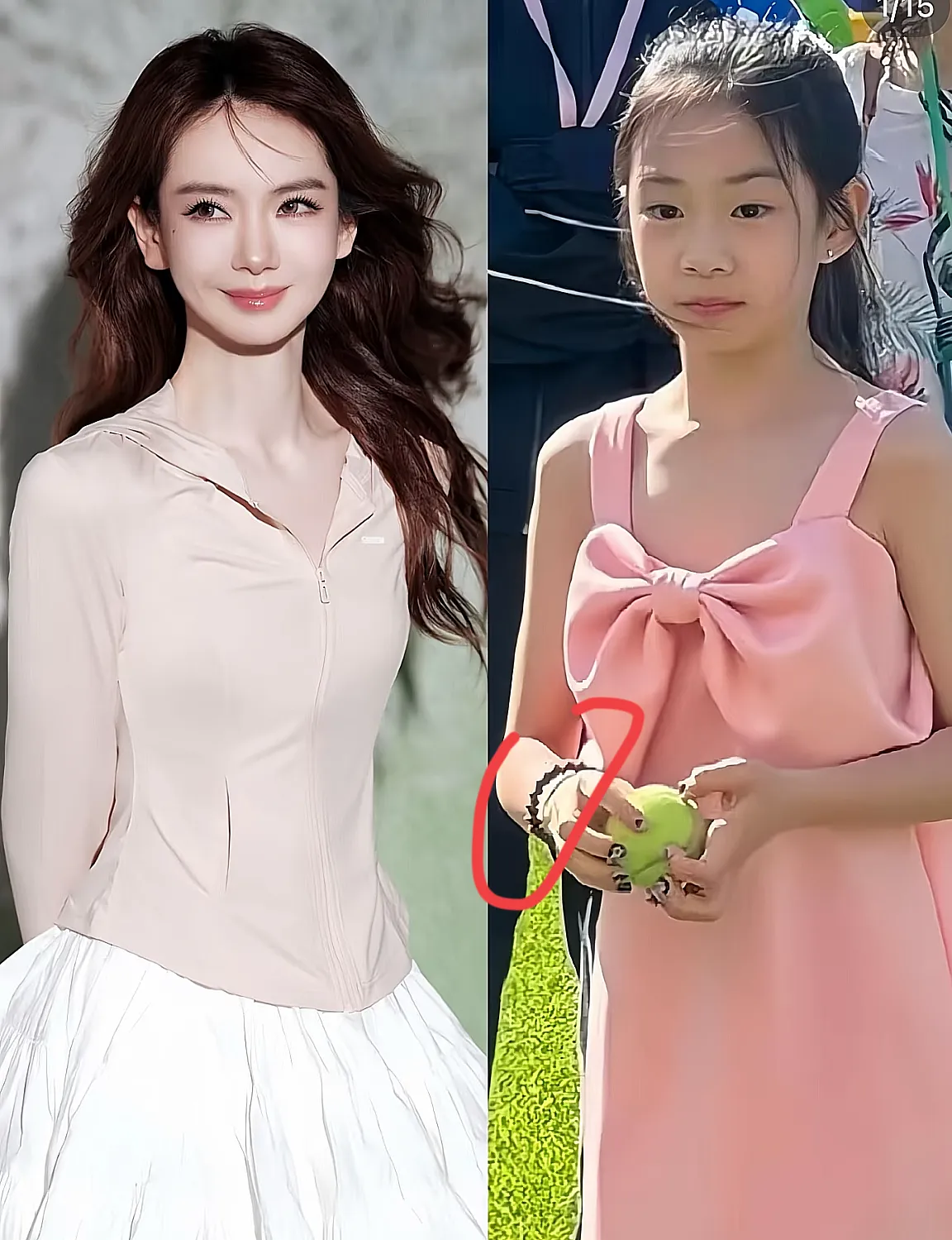 戚薇女儿长大没那么像她了