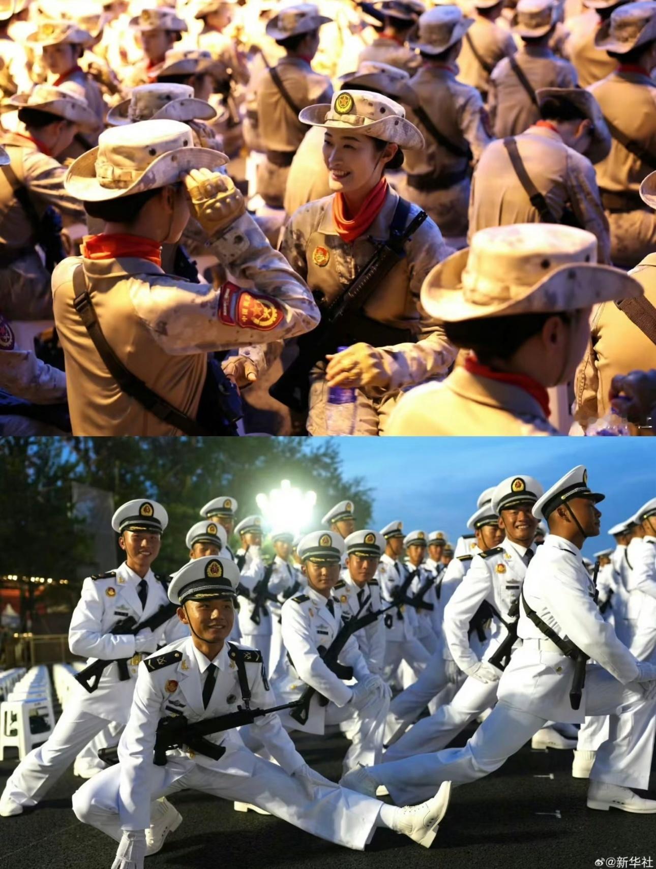 特别喜欢新华社的这两张群像团结紧张严肃活泼的真实写照！！​​​