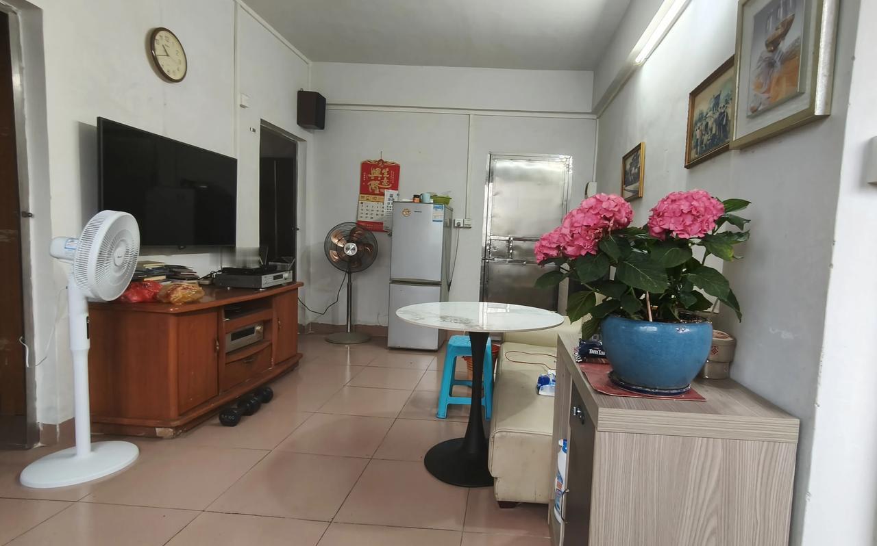 这就是我在佛山农村租的房，只有两房一厅，最开心的有一个几平方的阳台，可以种我喜欢