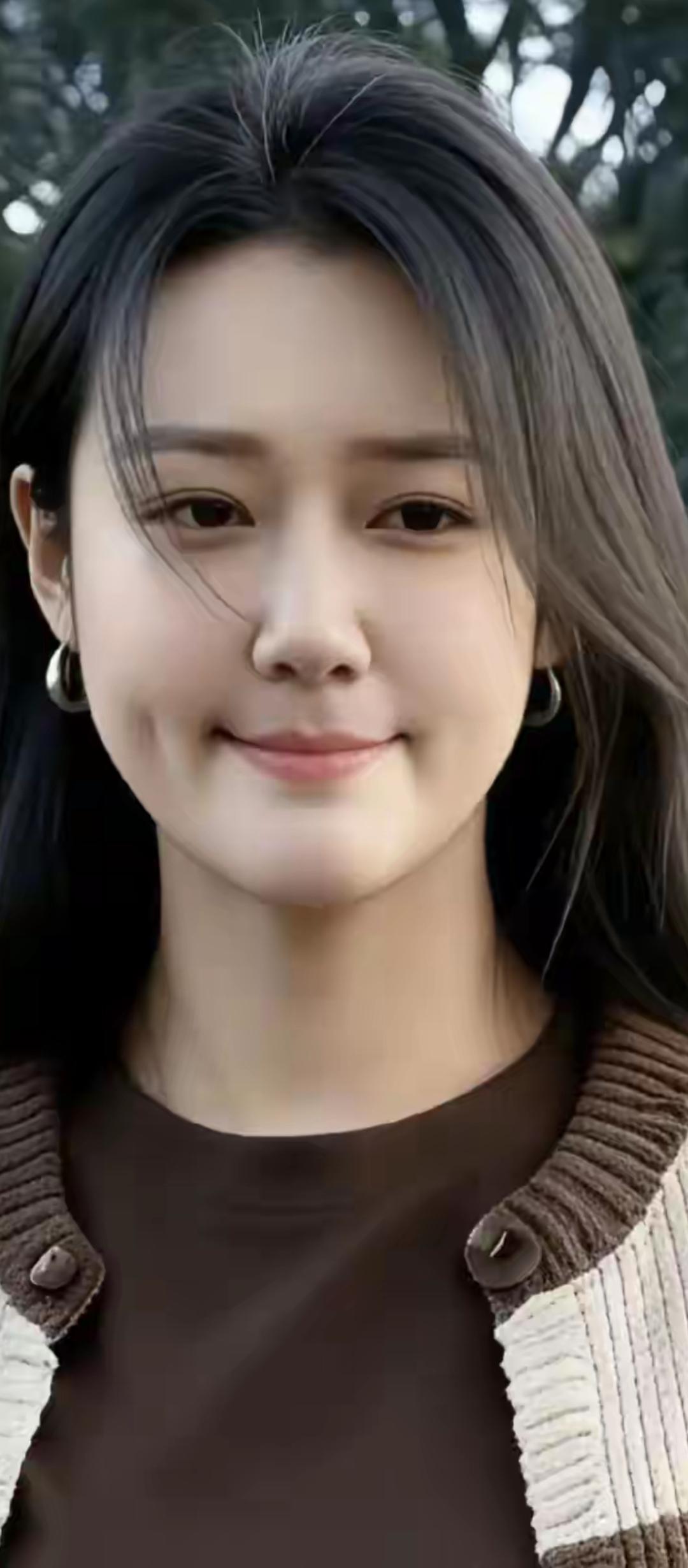 甜甜的酒窝，好温柔！