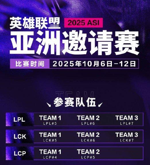 2025ASI亚洲邀请赛官宣真有涅槃世界赛？虎牙直播宣布举办2025英雄联盟亚洲