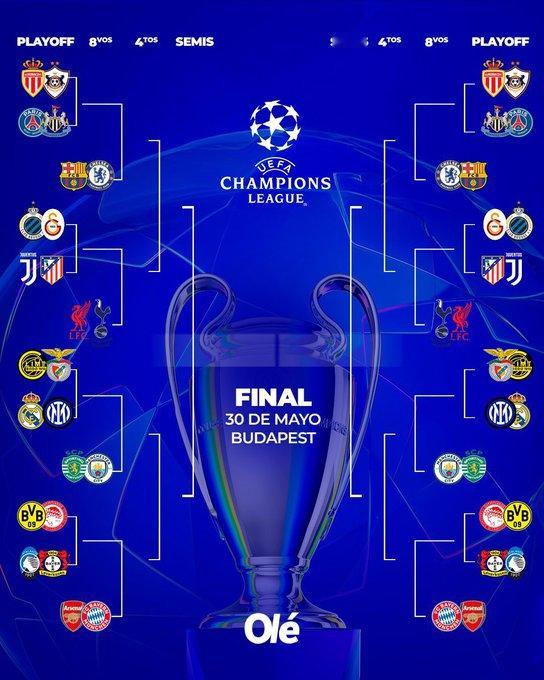 欧冠淘汰赛附加赛抽签出炉2025-26赛季欧冠淘汰赛附加赛抽签结果出炉，穆帅带